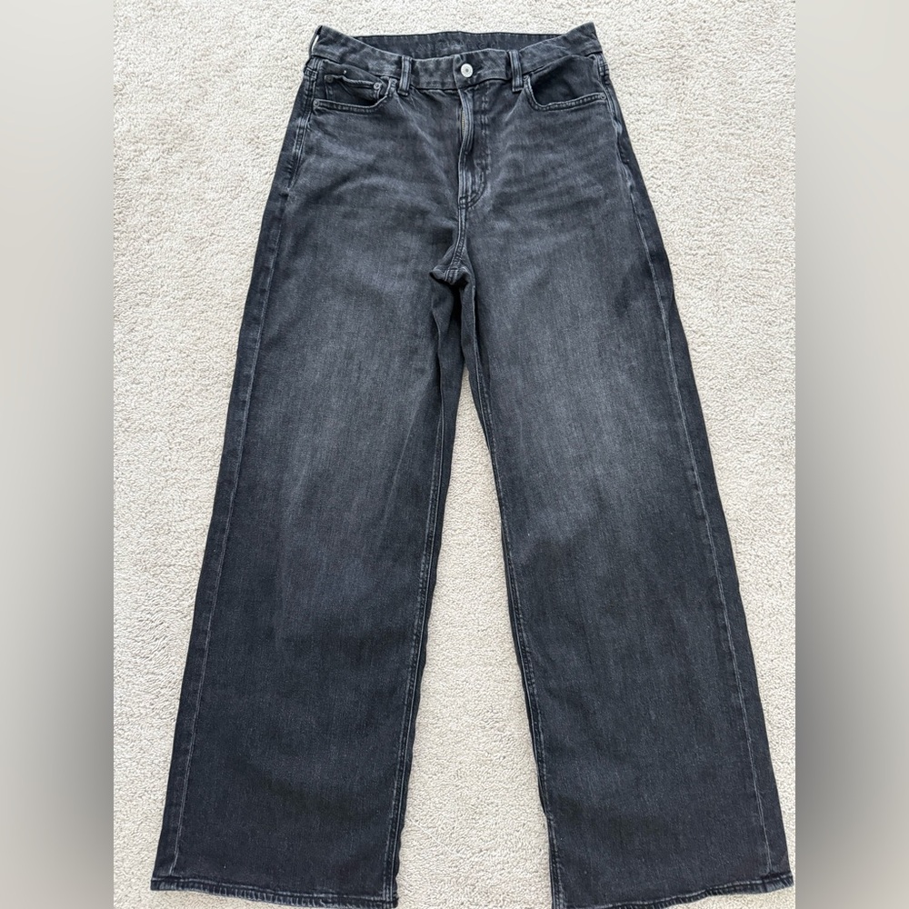 American Eagle Outfitters Black Relaxed Jeans
